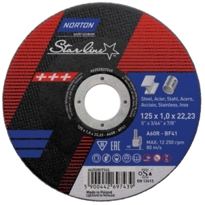 Norton Starline 1.0 to 1.9mm Cutting Discs