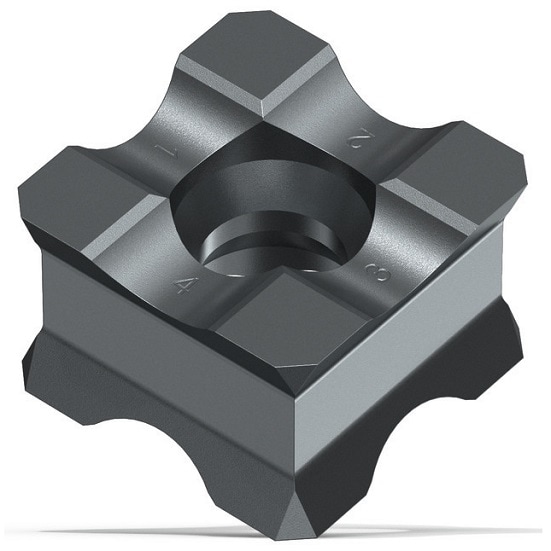 Indexable Tip 3mm Radius for non-ferrous and soft materials