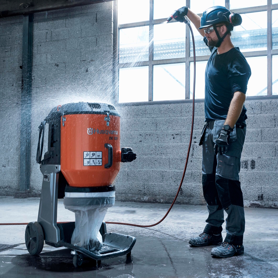 Husqvarna DE120 HEPA Dust Extractor 110v Electric - Image 2
