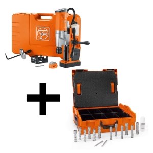 Fein KBU35 QW Universal Magnetic Core Drill with 50mm Structural Steel Set