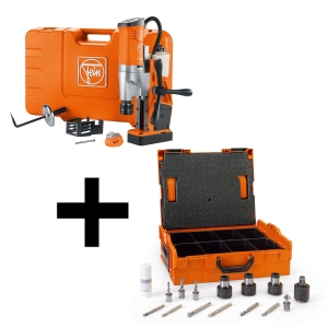 Fein KBU35 QW Universal Magnetic Core Drill with Fabricator Tapping Set
