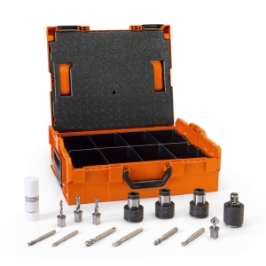 Fein Mag Drill Tapping Set for Through and Blind holes M8 to M12