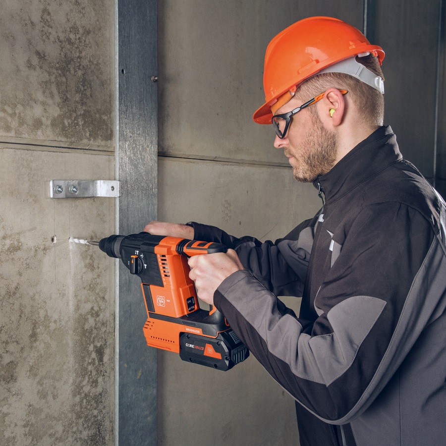 Fein ABH 18-26 AS Rotary Cordless SDS + Hammer Drill - Image 4