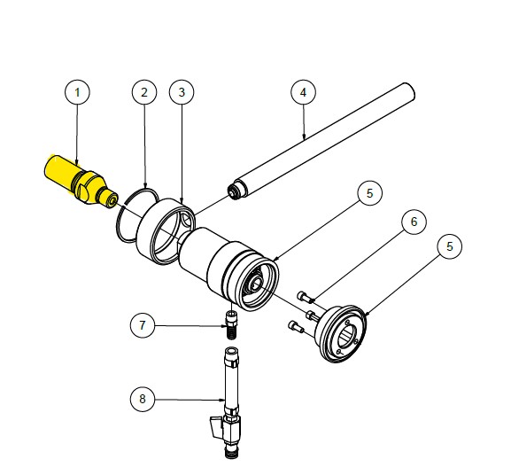 Front Adaptor For Hycon Core Drills HCD25 & HCD50