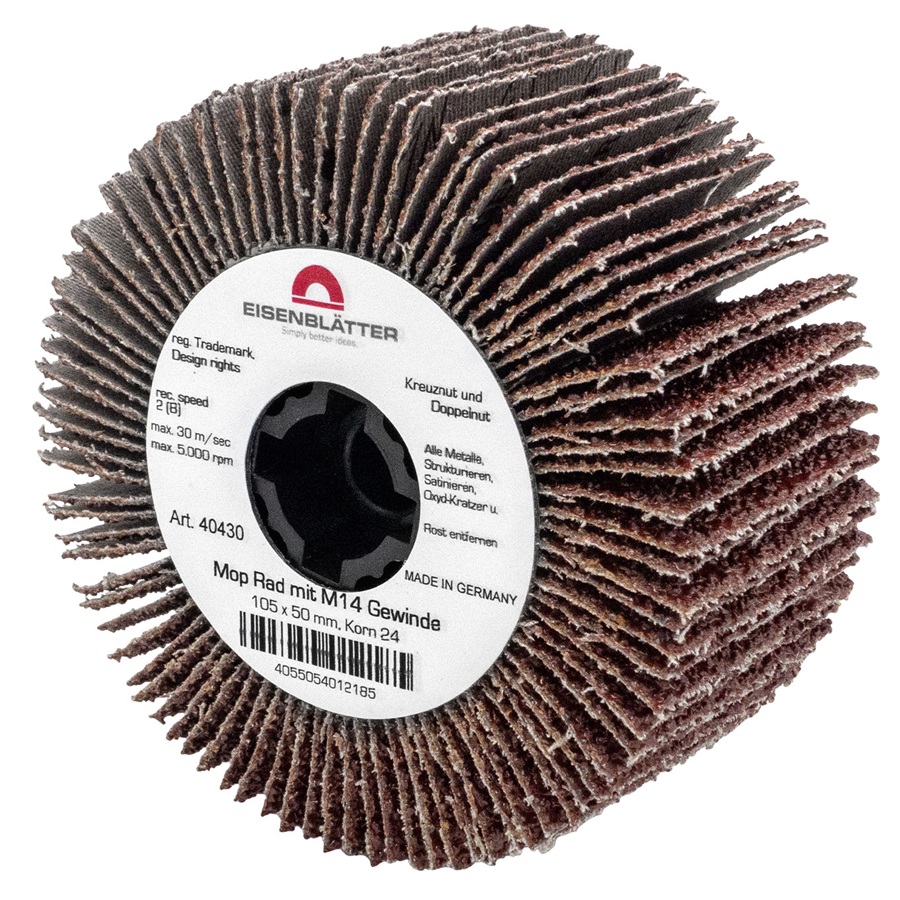 POLY-PTX Flap Wheels With M14 Thread 105x50mm - Image 2