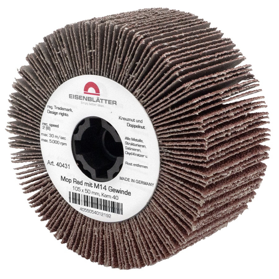 POLY-PTX Flap Wheels With M14 Thread 105x50mm - Image 3