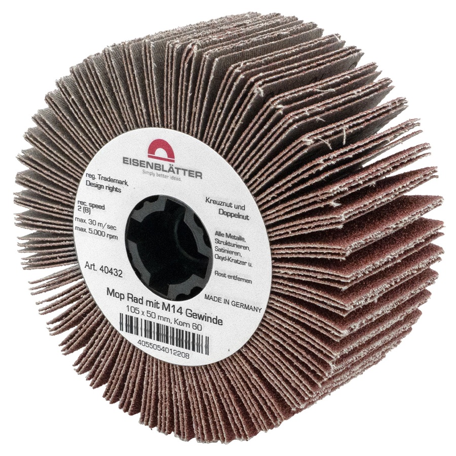 POLY-PTX Flap Wheels With M14 Thread 105x50mm - Image 4