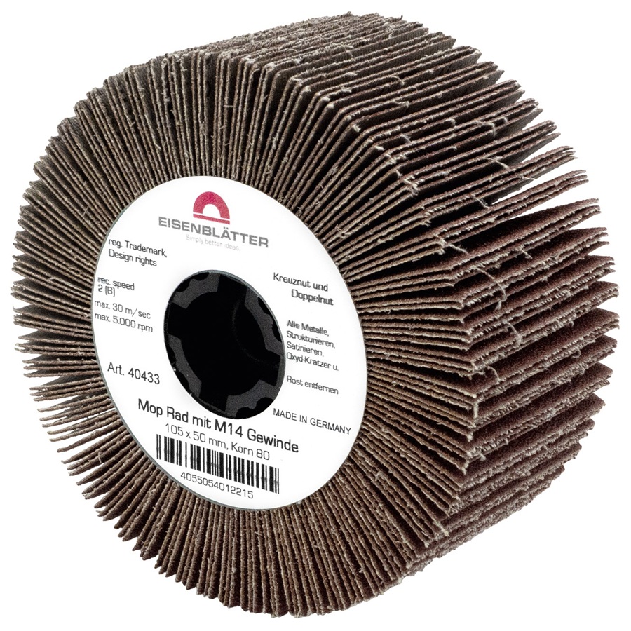 POLY-PTX Flap Wheels With M14 Thread 105x50mm - Image 5