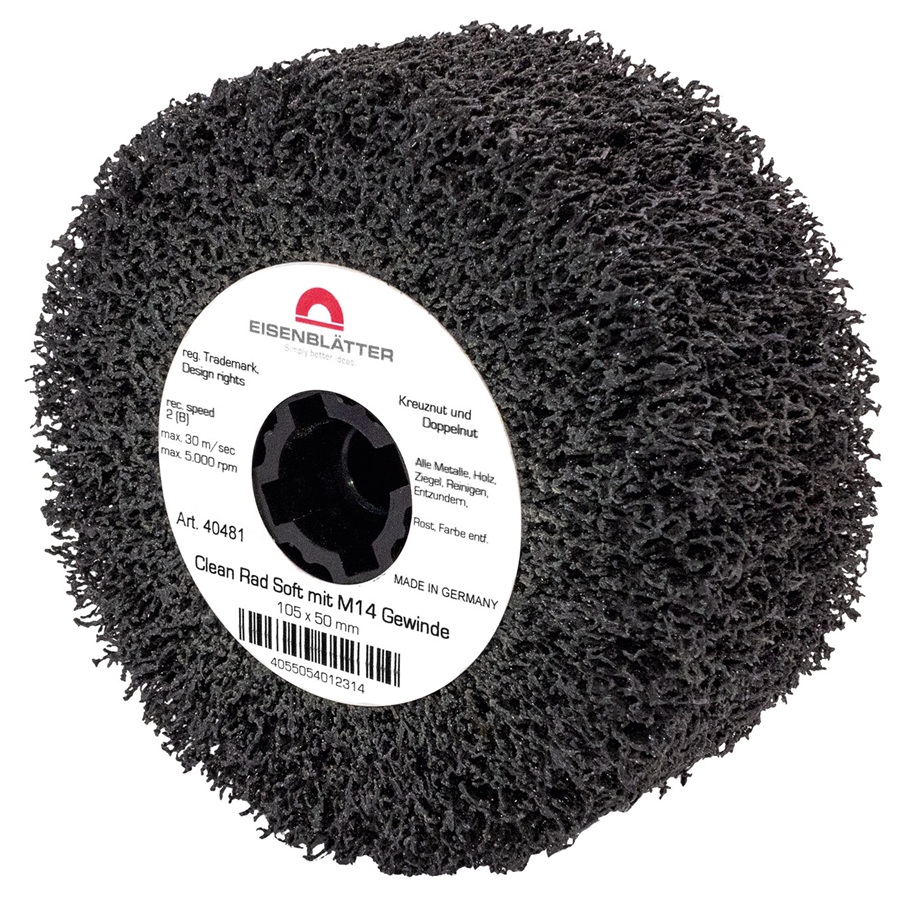 POLY-PTX Clean Wheels Soft With M14 Thread 115x50mm - Image 3